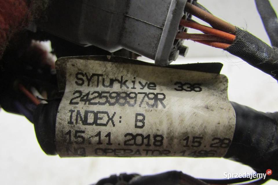 WIĄZKA INSTALACJA WTRYSKÓW 16 SCe DACIA DUSTER Materiały instalacyjne
