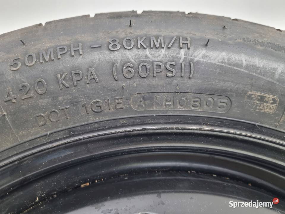 KOŁO DOJAZDOWE 12580 R17 9209872 5x108 Chełm