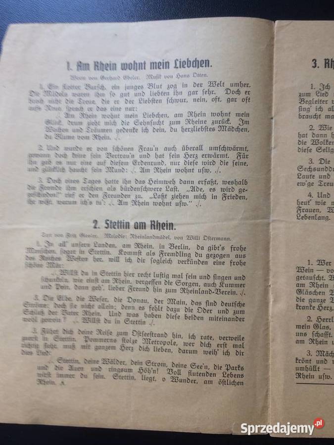 327 Dokument Niemiecki Antykwariat