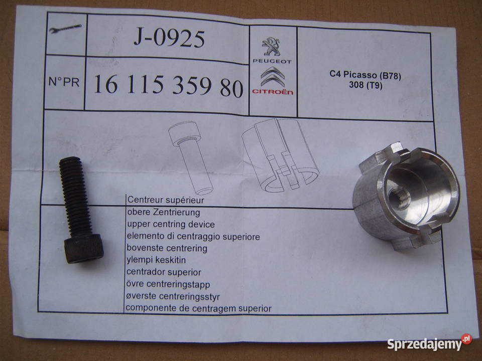 16 115 359 80 peugeot PSA citroen J0925 service Sprzęt warsztatowy zachodniopomorskie