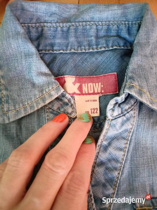 Sukienka dżinsowa na krótki rękaw rozmiar 122 Sukienki i spódniczki kujawsko-pomorskie Włocławek