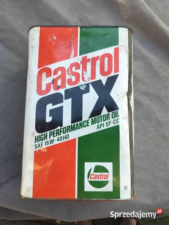 CASTROL ORYGINALNA PUSZKA OLEJU