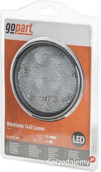 Lampa robocza LED okrągła 18W 1440 lm 1030V