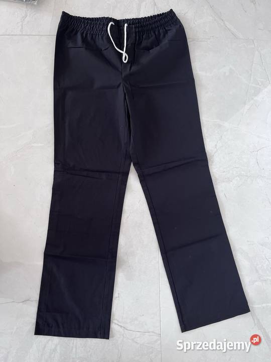 Spodnie kucharskie czarne damskie Wrocław