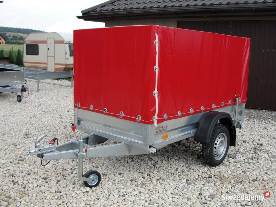 Przyczepka samochodowa 256x131 750 PRODUCENT burtowe Kowalewo Pomorskie