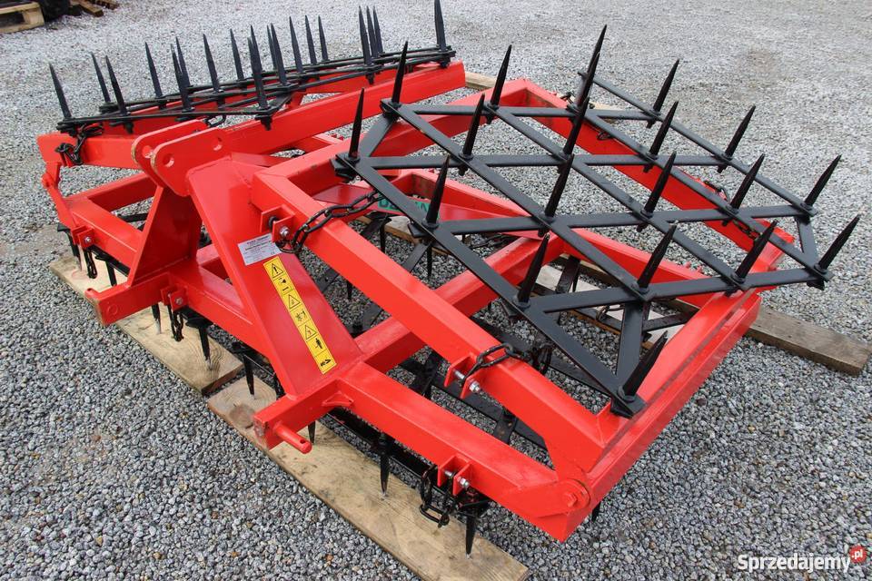 Brona brony ciężkie zębate polowe nowe promocja nieuszkodzony Maszyny rolnicze Rogóźno