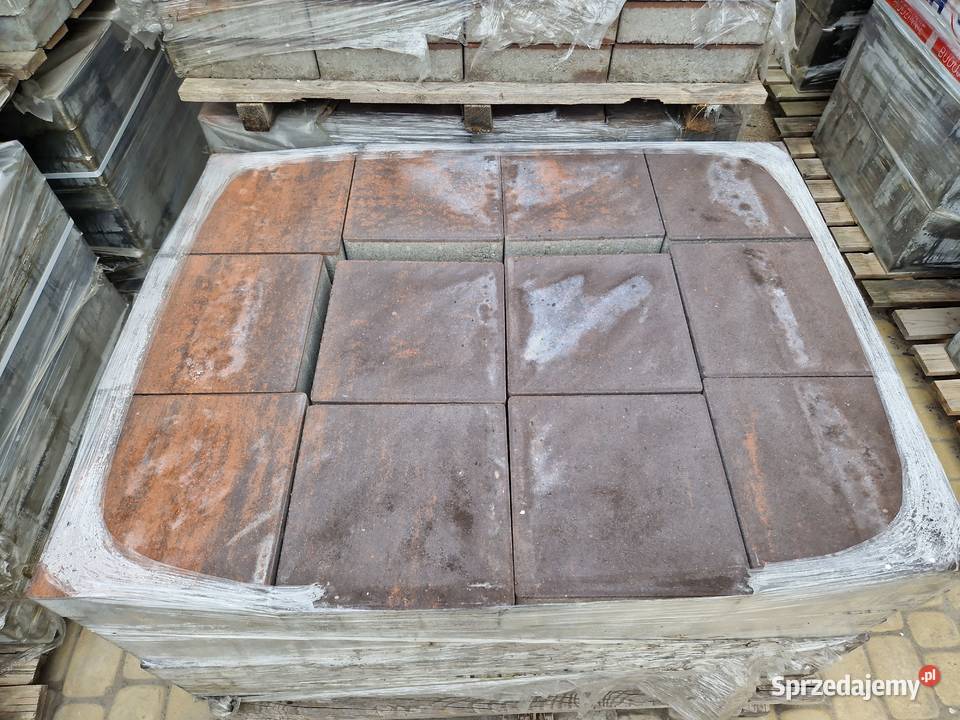 Kostka Brukowa Quadra 30x30x8 Kasztanowy Libet