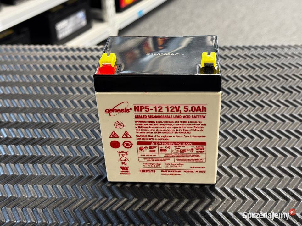 Akumulator GENESIS NP512 12V 5Ah Jasło sprzedam