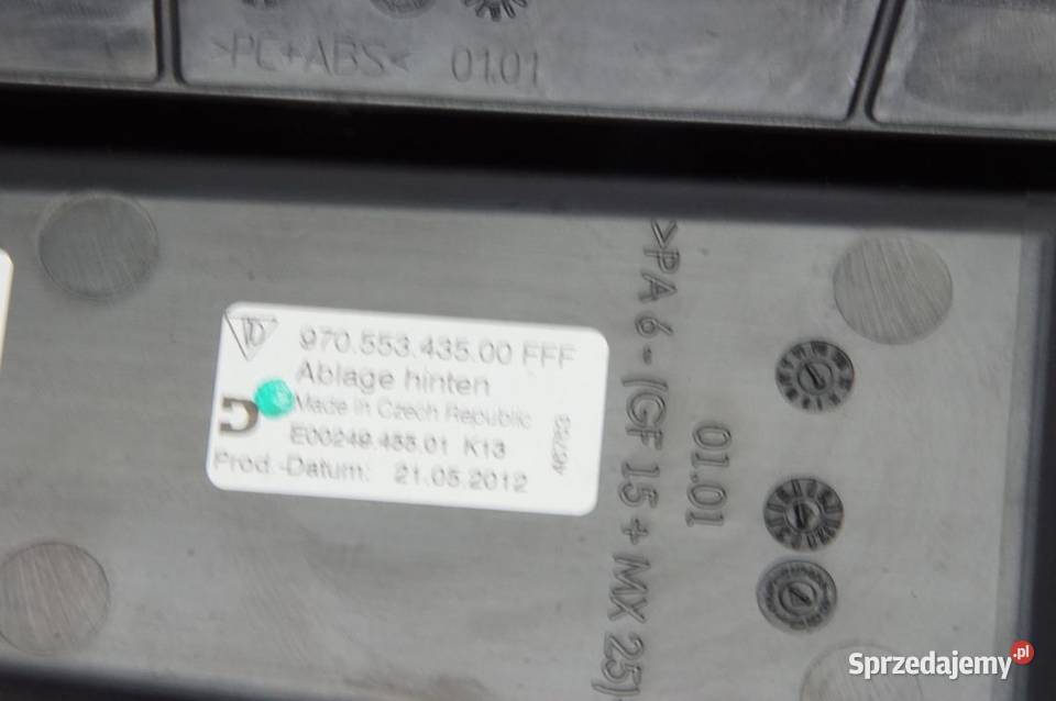 DEKOR LISTWA SCHOWEK CARBON TYŁ PANAMERA 970 GTS Lipno