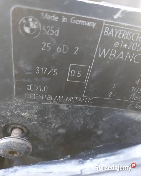 Bmw e60 m57n d25 na czesci Lipiny Górne-Borowina