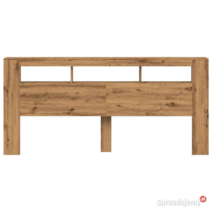 Wezgłowie łóżka z LED dąb artisan 220x185x1035 Warszawa