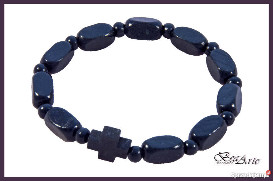 Różaniec dziesiątka bransoletka męska drewniana Łysa Góra