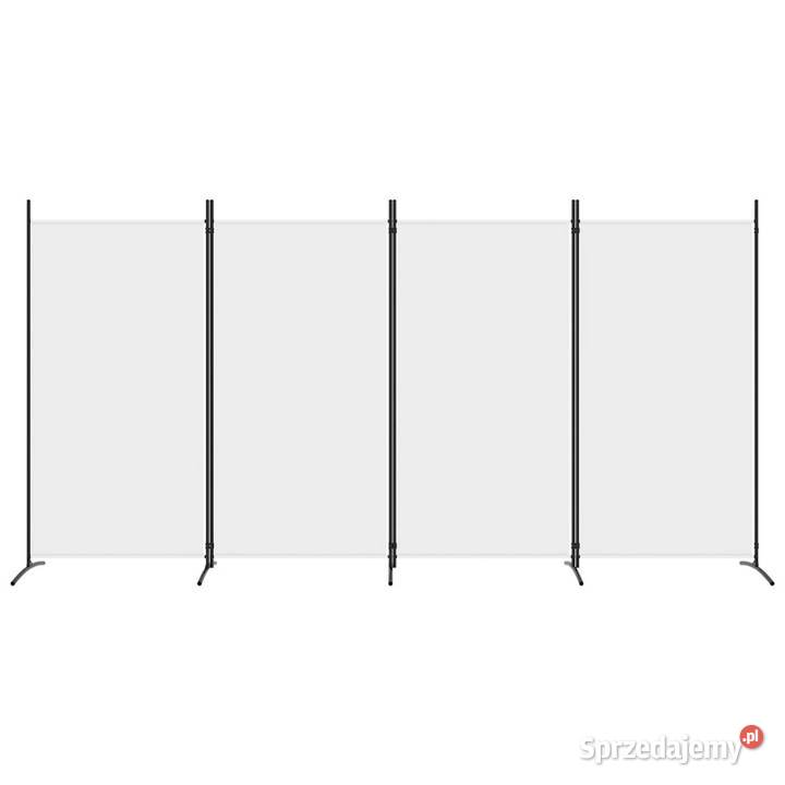 Parawan 4panelowy biały 346x180 tkanina WM350262 Pozostałe