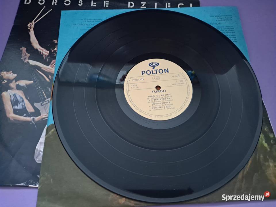 Turbo Dorosłe Dzieci 1983 Polton I WYDANIE LP Kraków