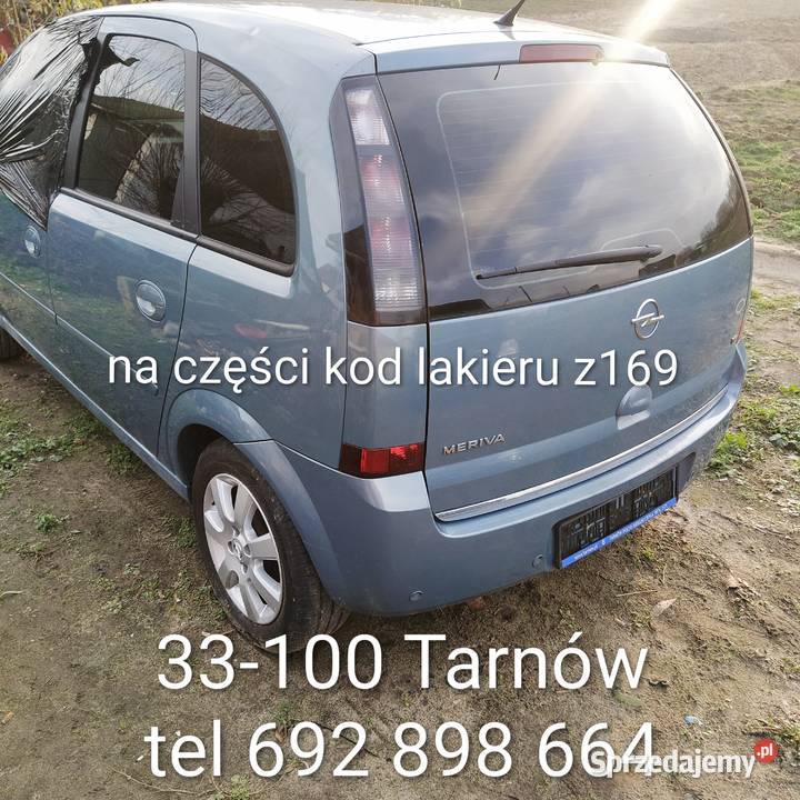 Części Meriva a kod lakieru z Tarnów
