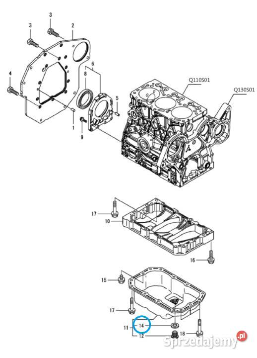 Uszczelka korka miski olejowej LS Tractor podkarpackie Tajęcina