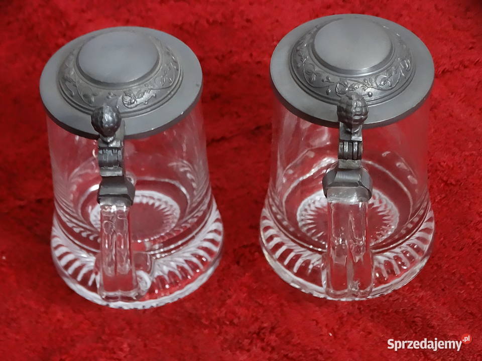 Eleganckie dwa kufle piwne o pojemności 450 ml