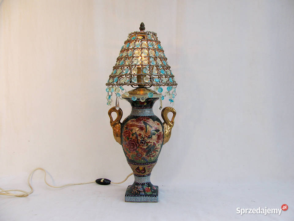 Lampka ceramiczna Koraliki Kryształki Szczecinek