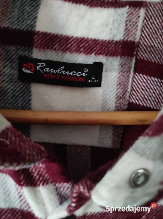 polarowa flanelowa koszula w kratę casual kurtka Moda i Styl Kielce