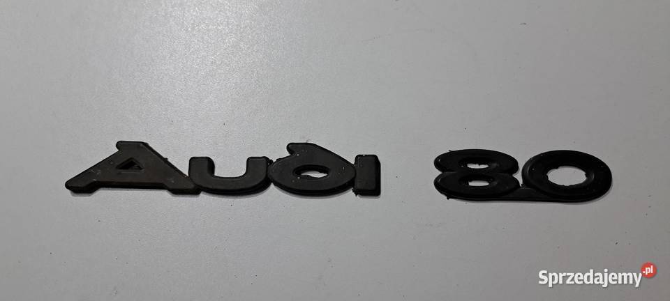 Emblemat Audi 80 B2 przedlift pomorskie Luzino