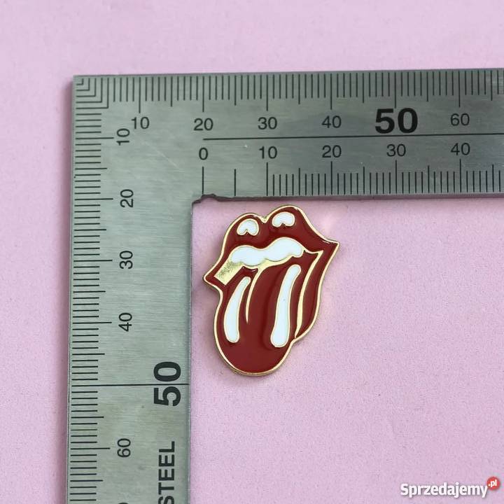 Znaczek metalowy przypinka The Rolling Stones Starachowice