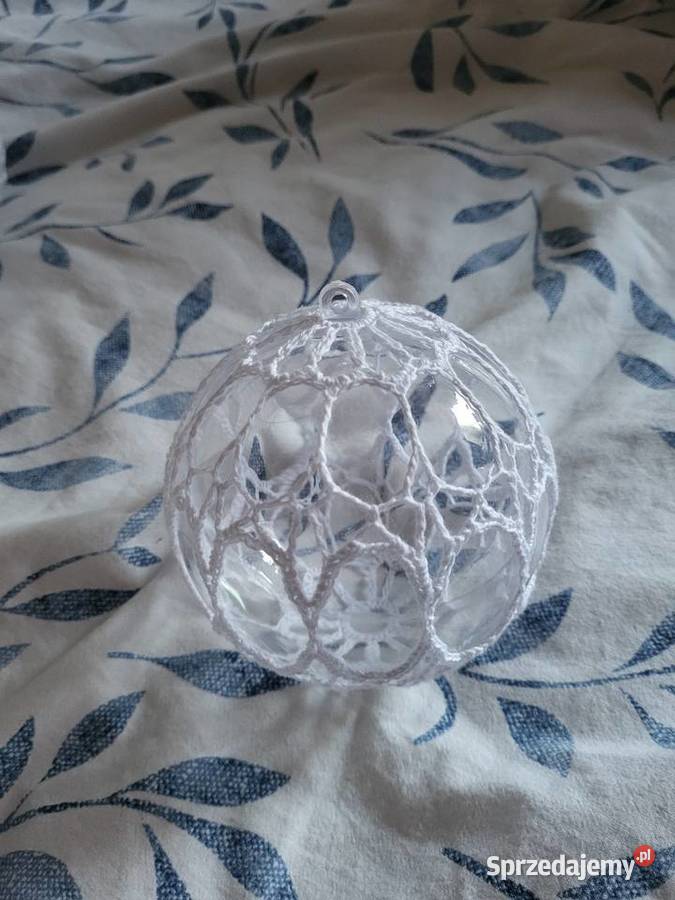 Bombki ażurowe na plastikowej kuli Brzozowiec