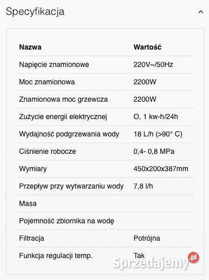 Stacjadystrybutor filtracji wody odwrócona Sopot