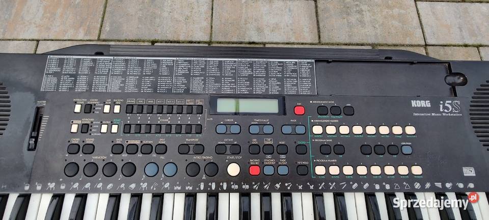 instrument klawiszowy organy Keyboard Korg i5s z aranżerem