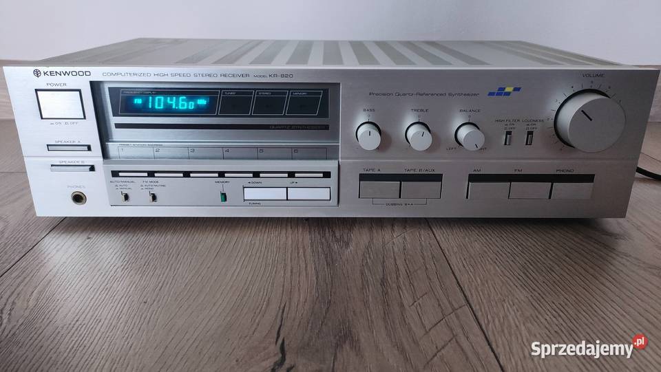 Kenwood KR820 Stereo Receiver Stan Rypin