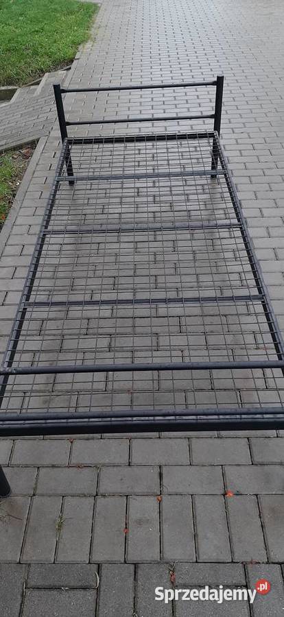 Łóżko jedoosobowe metalowe 205cm wielkopolskie Poznań sprzedam