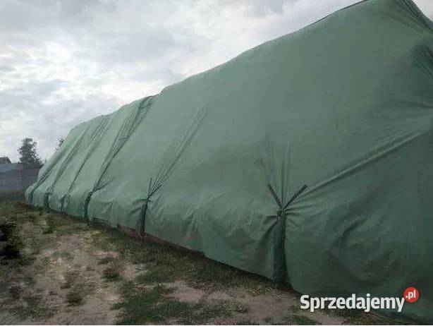 Fliz ochronny okrycie stogów słomy siana warmińsko-mazurskie Wigwałd