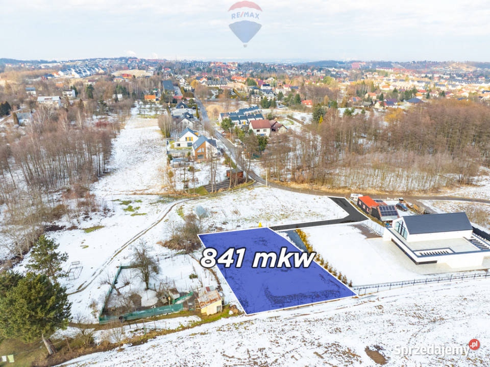 Budowlana i uzbrojona działka w Wieliczce widok Sprzedaż Wieliczka