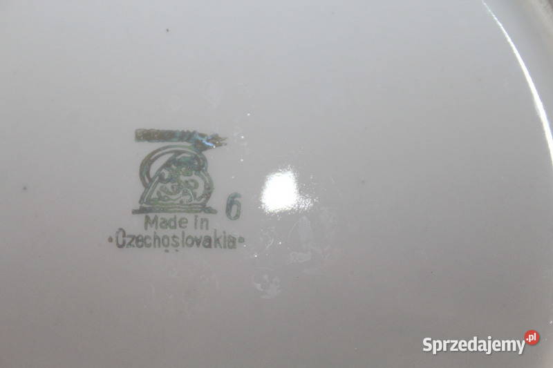 Miska 8 talerzyków Bohemia Czechoslovakia 1928