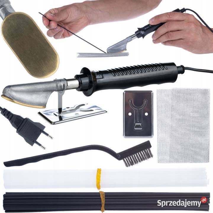 Lutownica Żelazko do Wygładzania Plastiku Zestaw Pozostałe Ludźmierz