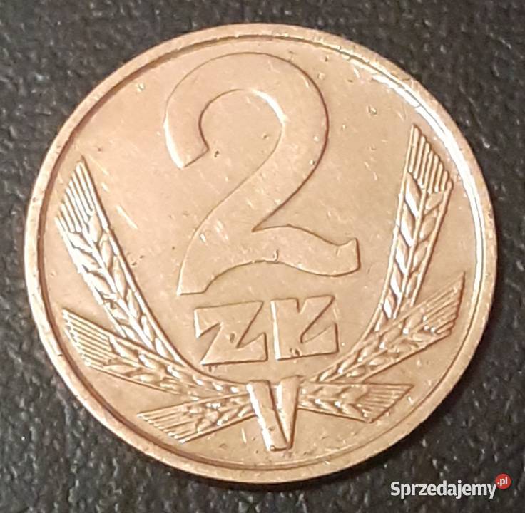 Moneta 2 złote 1985 r z obiegu