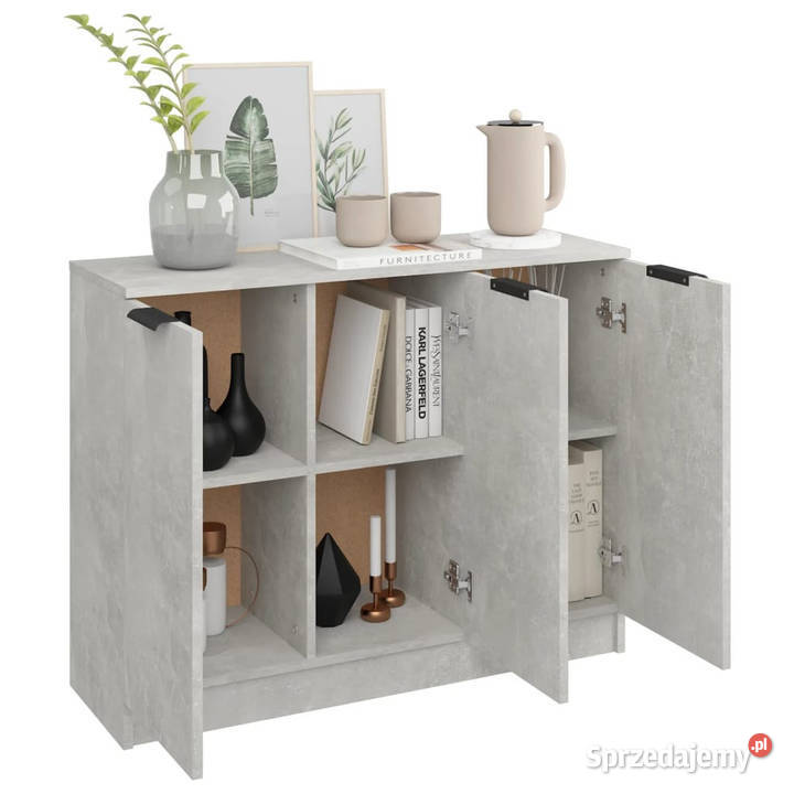 Szafka szarość betonu 905x30x70 materiał Warszawa