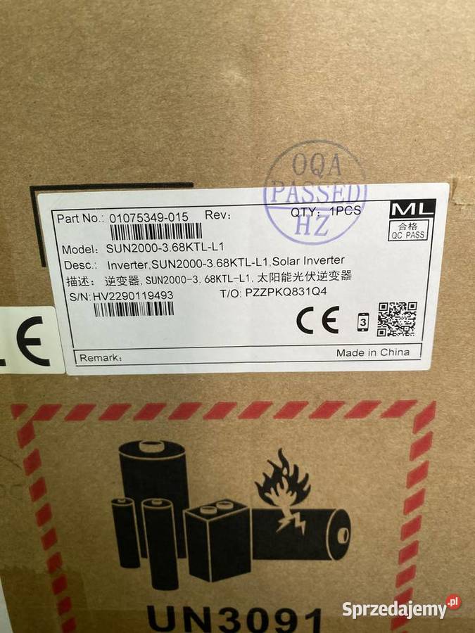 Nowy Falownik Na sprzedaż Falowniki Kraków