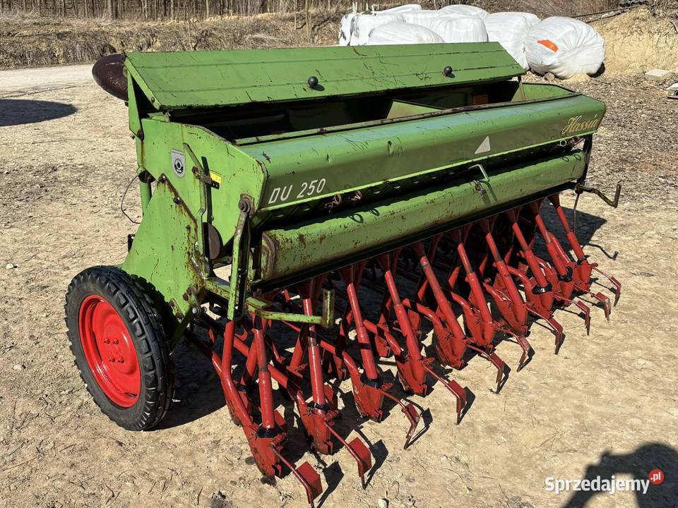 Siewnik zbożowy Hassia du 250 25m nieuszkodzony Kolosy