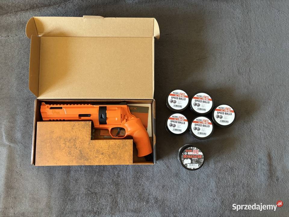 Pistolet rewolwer CO2 Umarex hdr 68 kule gumowe Skarżysko-Kamienna