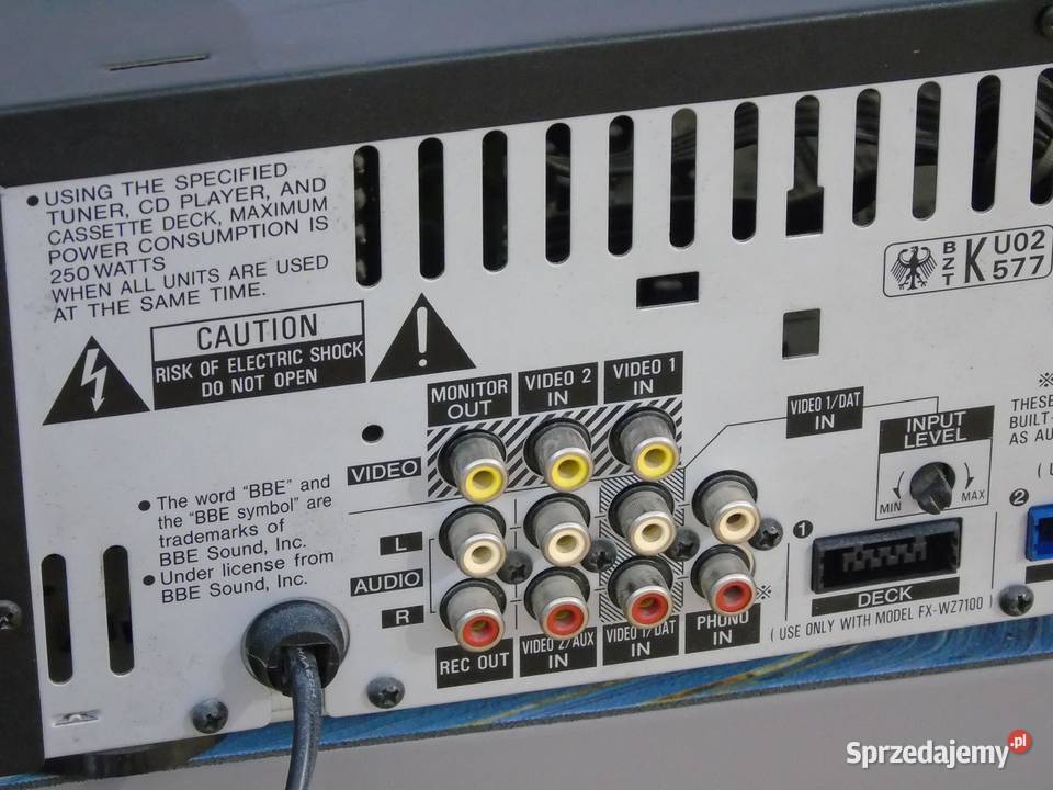 Mocny wzmacniacz Aiwa MXZ3100 z korektorem gr Jasło
