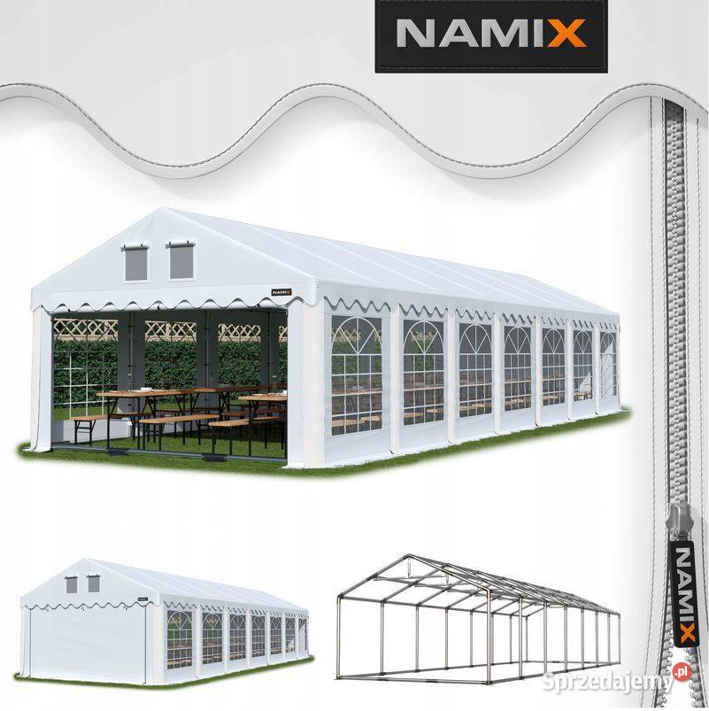 Namiot ROYAL 6x14 ogrodowy imprezowy garaż Jabłonna