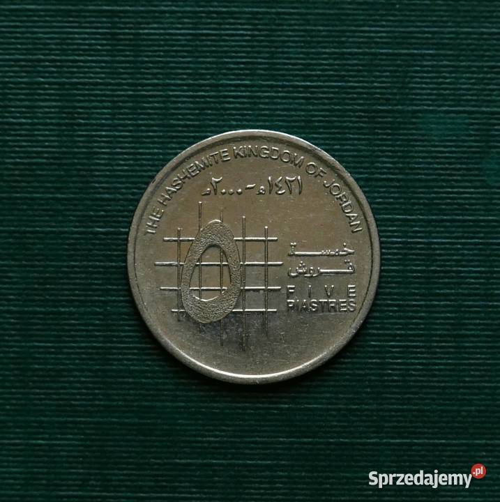 JORDANIA 5 piastrów 2000r śląskie Gliwice