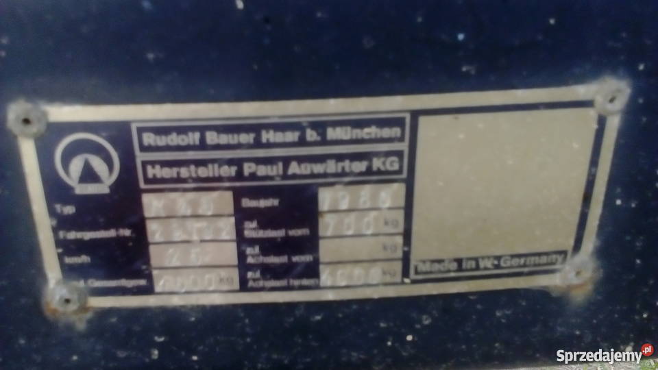 beczkowoz do podlewania z rozbryzgiem Pozostałe