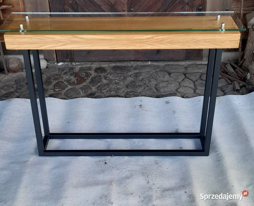 Nowoczesna konsola indrustialna 123cm Kamieńczyk