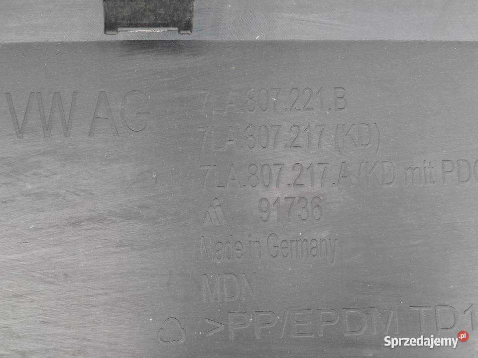 VW T6 T61 LIFT ZDERZAK PRZÓD PRZEDNI GRILL Bieleń