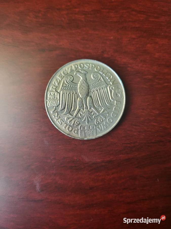 Dwie monety 100 z 1966 r Zielona Góra