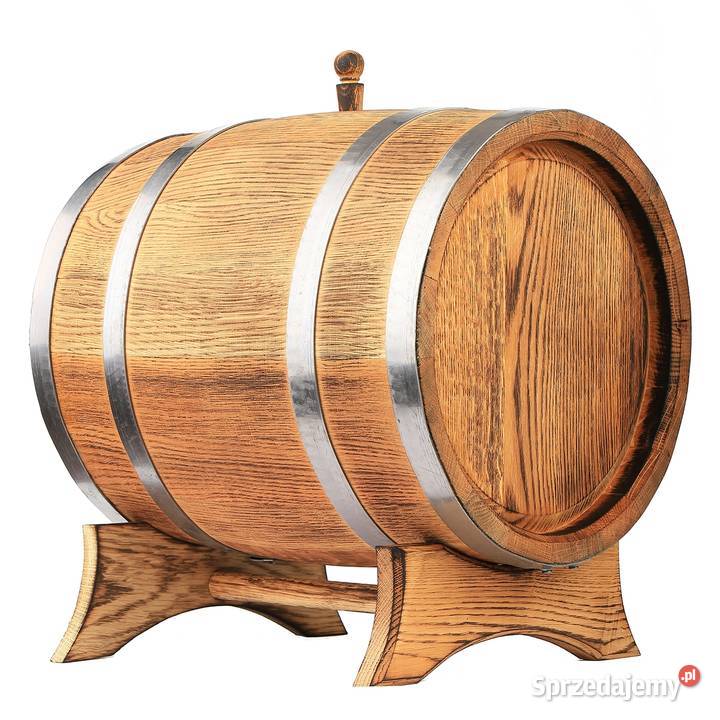 Beczka dębowa 10L do bimbru whisky wina wypalana