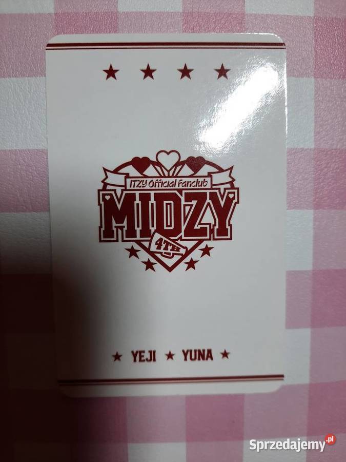 Yeji Yuna photocard unit midzy itzy club Piła sprzedam