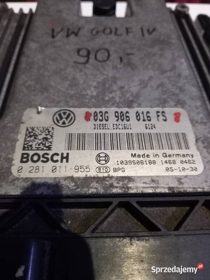 Komputer VW Golf 03G906016FS