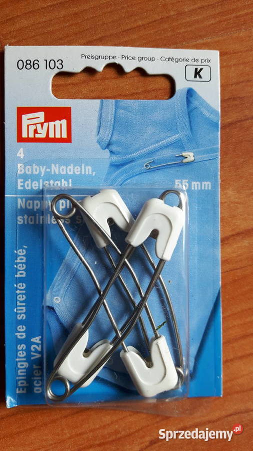 Bezpieczne agrafki do pieluch 4 w opakowaniu lubuskie Gorzów Wielkopolski